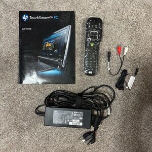 HP Laptop 150W Power Adapter Charger & Media Center Remote Control & User Guide